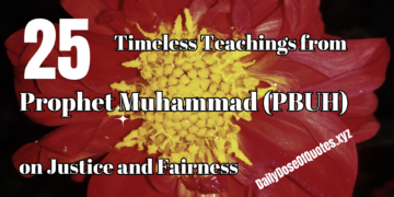 25 timeless teachings from prophet muhammad (pbuh) on justice and fairness